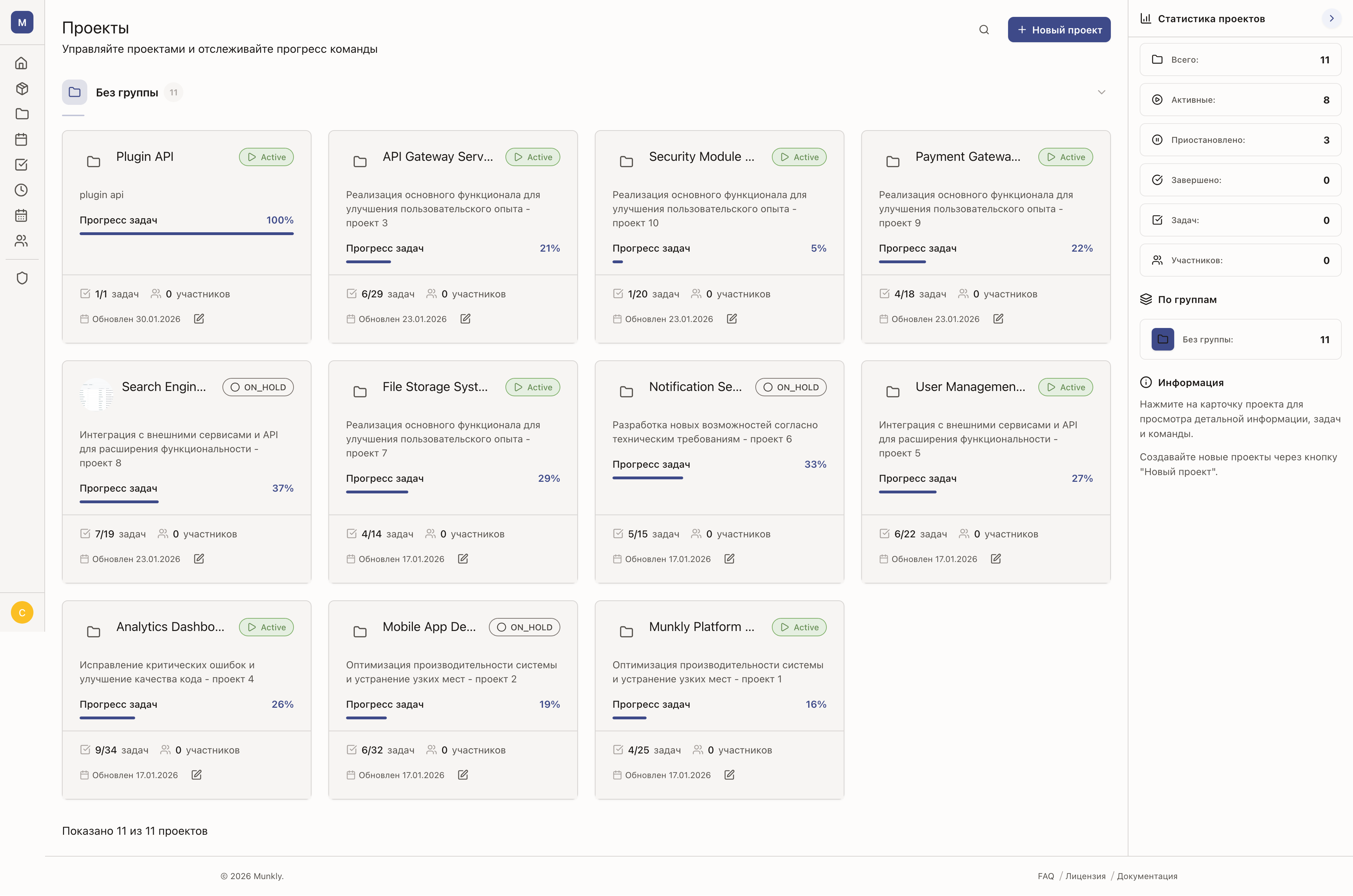 Munkly — система управления R&D проектами